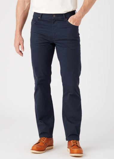 Wrangler Navy Straight Fit Jeans