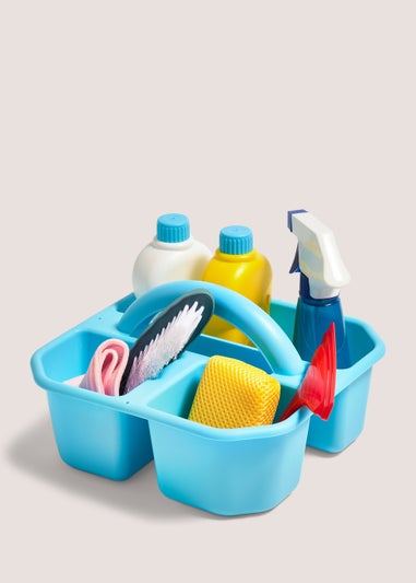 Kids Colourful Cleaning Caddy Set (23cm x 23cm x 15cm)