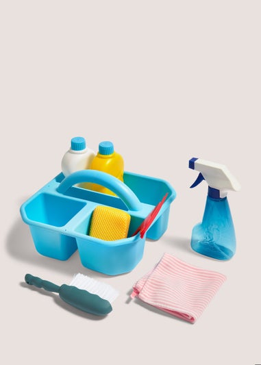 Kids Colourful Cleaning Caddy Set (23cm x 23cm x 15cm)