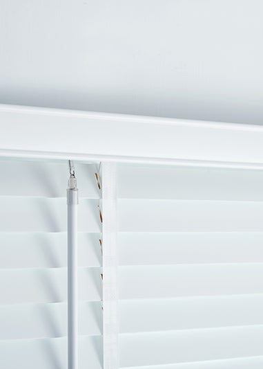 50mm Venetian White Wood Blind