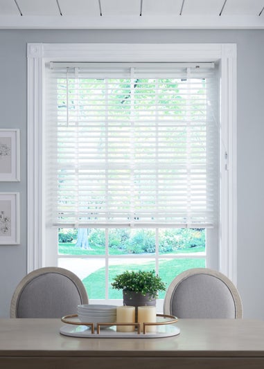 50mm Venetian White Wood Blind