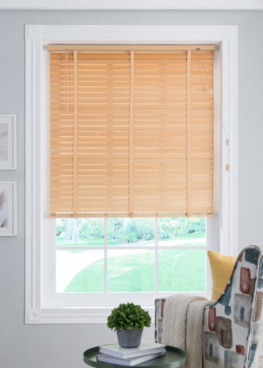 50mm Venetian Natural Wood Blind