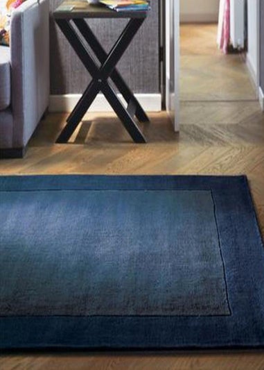 Origins Navy Borders Rug