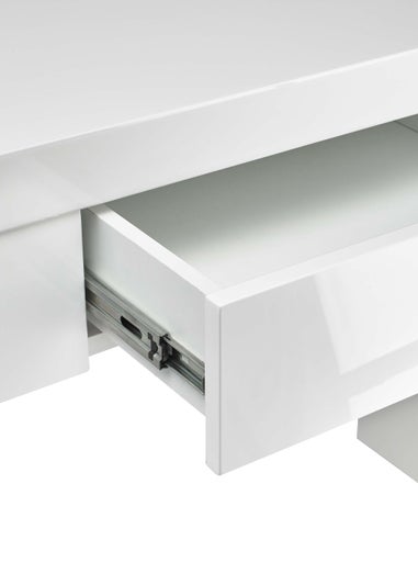 LPD Furniture Puro Dressing Table White (760x467x1000mm)