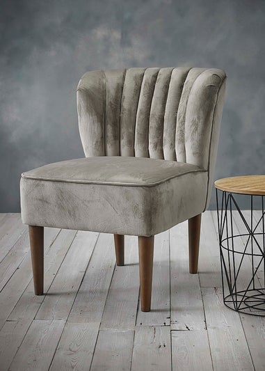 LPD Furniture Bella Chair Steel Grey (795x680x600mm)