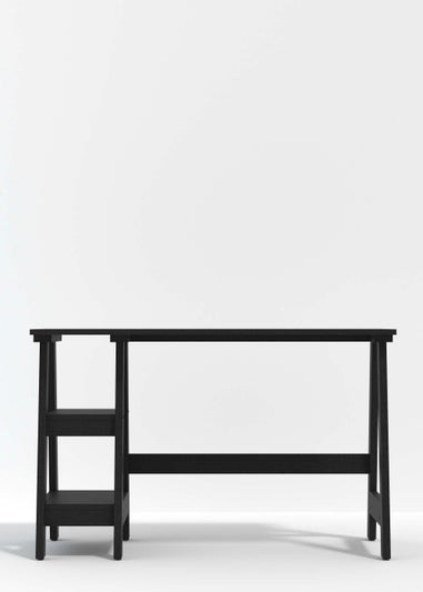 LPD Furniture Tiva Workstation Black (750x560x1190mm)
