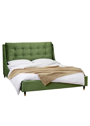 LPD Furniture Sloane Green Kingsize Bed