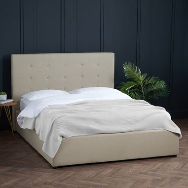 LPD Furniture Lucca Plus 5 Kingsize Bed Beige (1130x2160x1730mm)