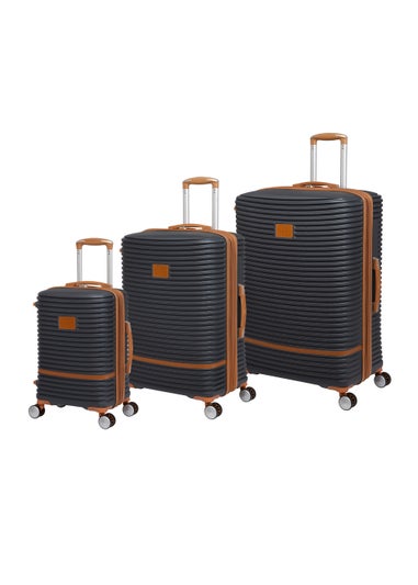 IT Luggage Charcoal Hard Shell Suitcase