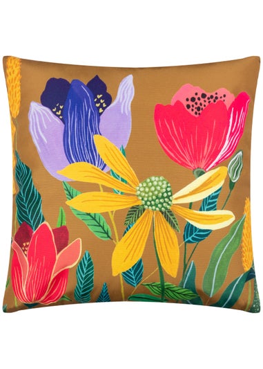 Wylder Nature House of Bloom Celandine Outdoor Filled Cushion (43cm x 43cm x 8cm)