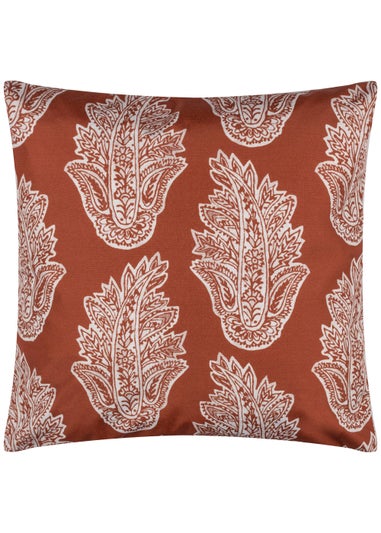 Paoletti Kalindi Paisley Outdoor Filled Cushion (43cm x 43cm x 8cm)