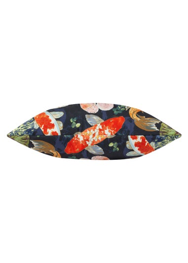 Paoletti Koi Pond Outdoor Filled Cushion (43cm x 43cm x 8cm)