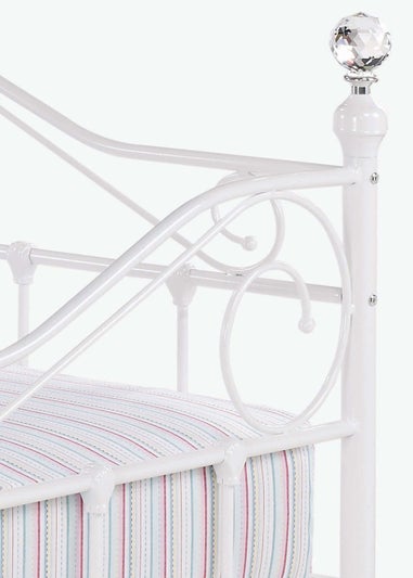 LPD Furniture Florence Day Bed White (Trundle sold separately)