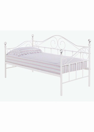 LPD Furniture Florence Day Bed White (Trundle sold separately)