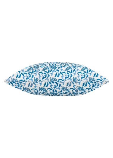 Paoletti Minton Tiles Outdoor Filled Cushion (55cm x 55cm x 8cm)