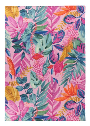 furn. Psychedelic Jungle Washable Outdoor/Indoor Rug (120cm x 170cm)