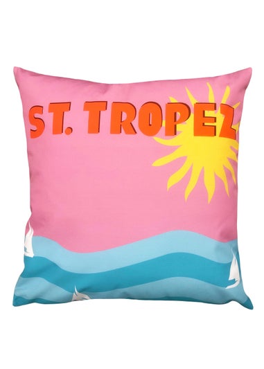 furn. Tropez Outdoor Filled Cushion (43cm x 43cm x 8cm)