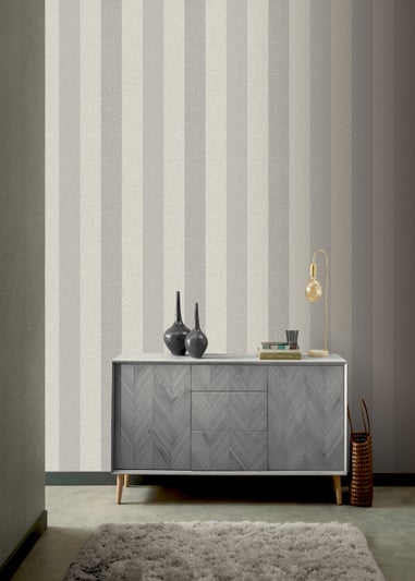 Arthouse Linen Stripe Wallpaper