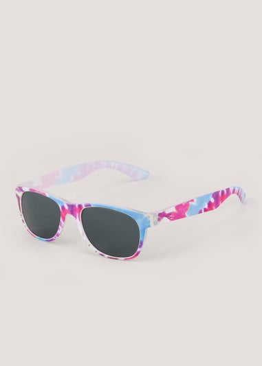 Kids Pink Tie Dye Nomad Sunglasses (3+yrs)