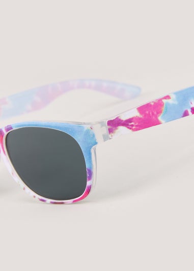 Kids Pink Tie Dye Nomad Sunglasses (3+yrs)