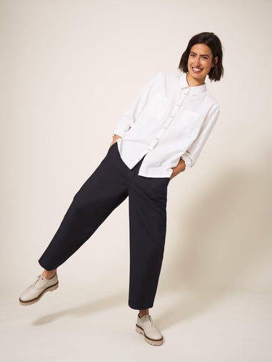 Knöchellange Hose Belle mit weitem Bein