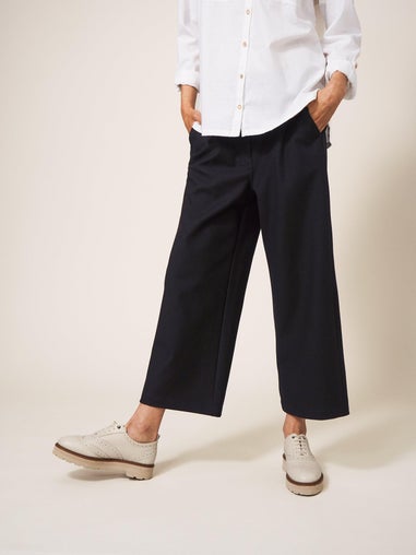 Knöchellange Hose Belle mit weitem Bein