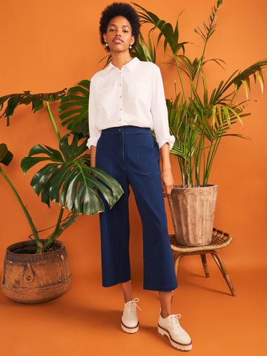 Jerseyhose Belle mit weitem Bein