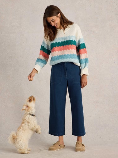 Jerseyhose Belle mit weitem Bein
