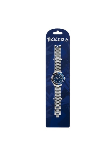 Kids Tikkers Silver Chain Link Watch