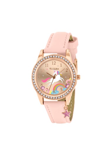 Kids Tikkers Pink Unicorn Watch