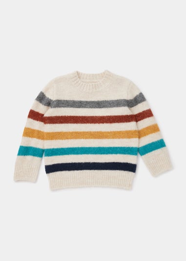 Boys Multcoloured Chunky Knitted Jumper (9mths-6yrs)