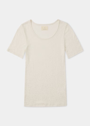 Cream Thermal Top