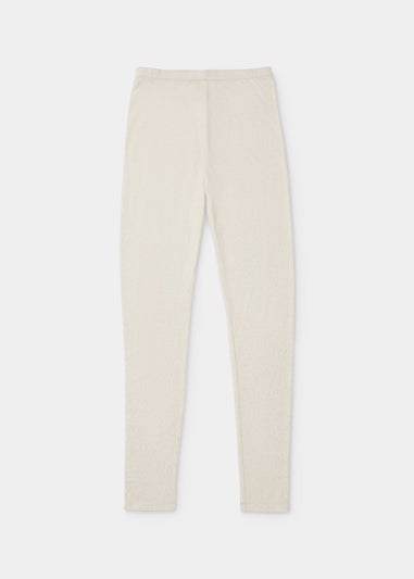 Cream Thermal Leggings