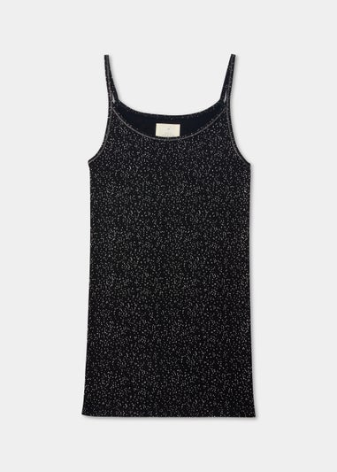 Black Thermal Vest Top