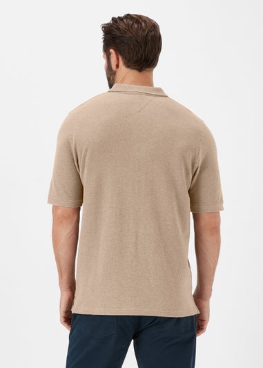 Lincoln Stone Pique Short Sleeve Shirt