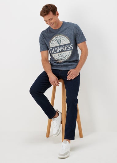 Navy Guinness Print Mocktwist T-Shirt