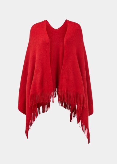 Red Brushed Shawl