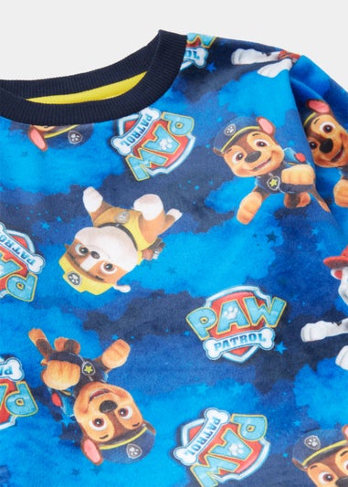 Kids Blue Paw Patrol Fleece Pyjama Set (9mths-6yrs)