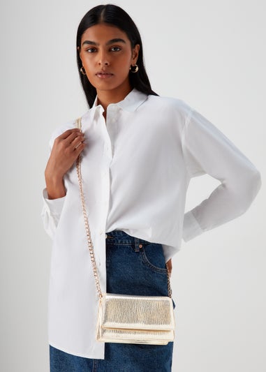 Gold Cross Body Bag