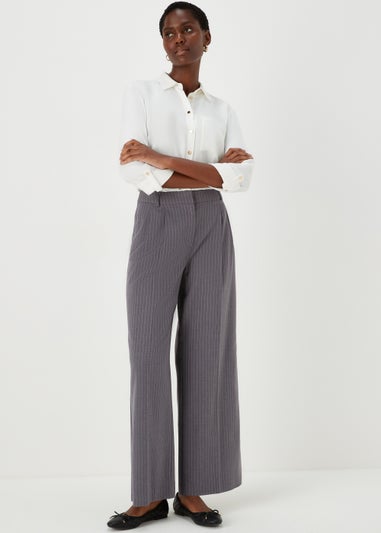 Et Vous Grey Pinstripe PVL Trousers