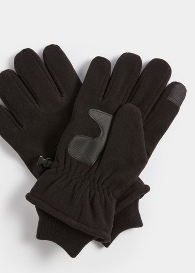 Black Fleece Gloves