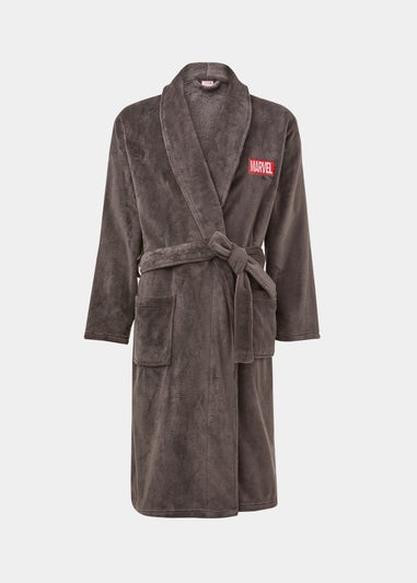 Grey Marvel Dressing Gown