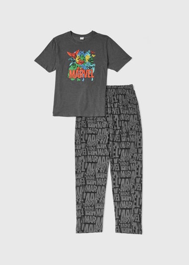 Grey Marvel Pyjama Set