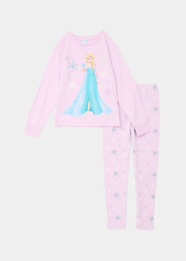 Kids Lilac Disney Frozen Elsa Pyjama Set (2-9yrs)