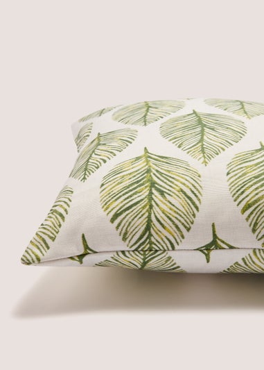 Leaf Print Cushion (43cm x 43cm)