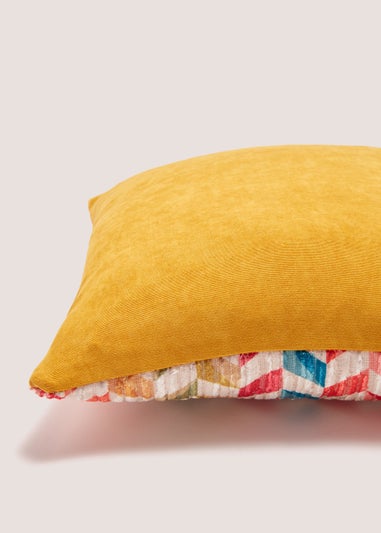Rainbow Chevron Cushion (43cm x 43cm)