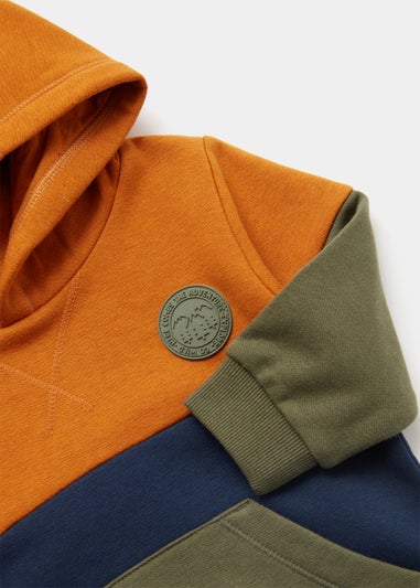 Boys Colour Block Co-Ord Hoodie (9mths-6yrs)