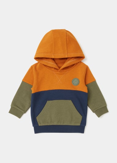 Boys Colour Block Co-Ord Hoodie (9mths-6yrs)