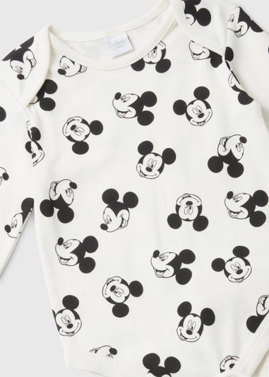 Baby 3 Piece Cream Disney Mickey Mouse Set (Newborn-12mths)