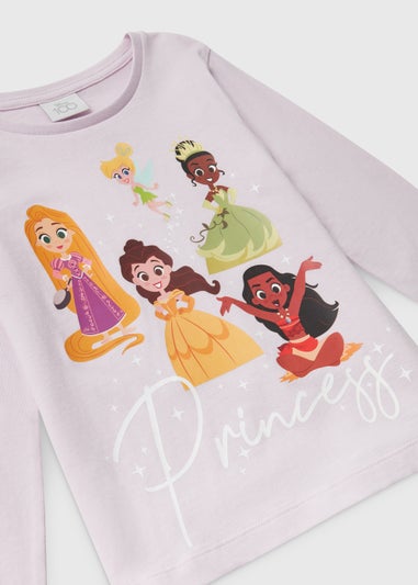 Kids Lilac Disney Princess Sparkle T-Shirt (3-9yrs)